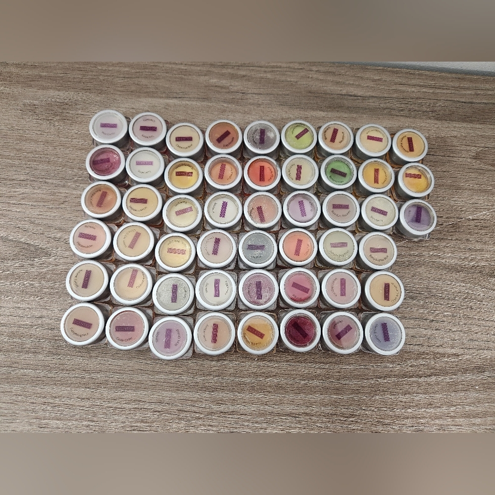 Scentsy Lot of 51 Mini Party Testers Wax Melts Samples - Mixed Scents